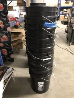 Lot of 5 Gallon Buckets.
