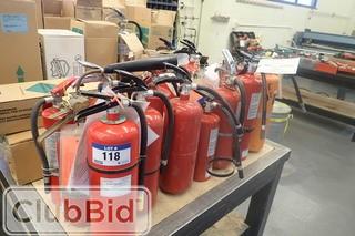 Lot of 14 Asst. ABC Fire Extinguishers.