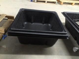 Lot of (3) 30 Gallon Water Tubs.