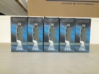 Lot of (5) Illuminated Zoom Microscopes.