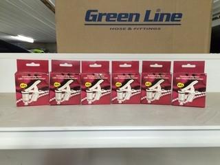 Lot of (6) Universal Clip-Type LED Cellphone Microscopes.