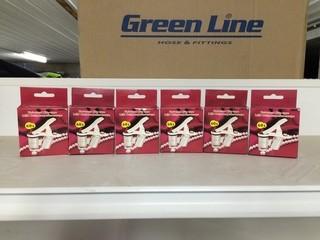 Lot of (6) Universal Clip-Type LED Cellphone Microscopes.