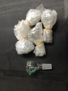 Lot of (5) Glass Bong Bowls.