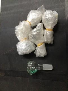 Lot of (5) Glass Bong Bowls.