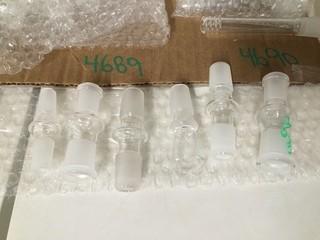 Lot of (6) Glass Extension Inserts.