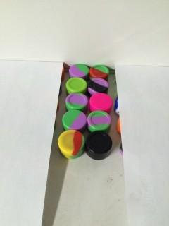 Lot of (10) Silicone Concentrate Jars.