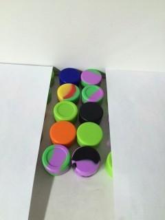 Lot of (10) Silicone Concentrate Jars.