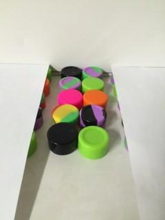 Lot of (10) Silicone Concentrate Jars.