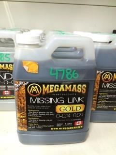 Lot of (6) 1L MegaMass Missing Link Gold, (0-0.14-0.09).