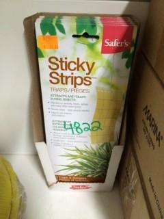 Lot of (11) Safer's Sticky Strips.