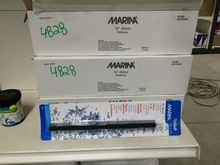 Lot of (3) Boxes of Marina 12" Air Stones.