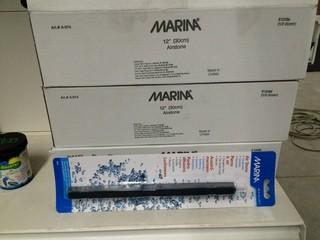 Lot of (4) Boxes of Marina 12" Air Stones.