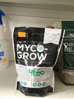 Lot of (5) 250g  BlueSky Organics Myco-Grow.