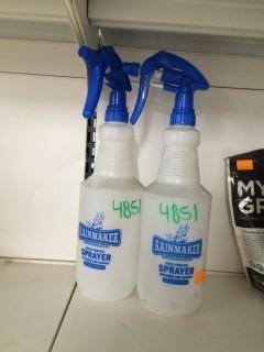 Lot of (2) 32oz Spray Bottles.