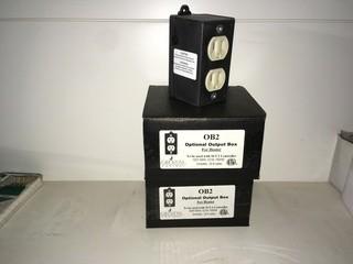Lot of (2) OB2 Optional Output Boxes for Heater.