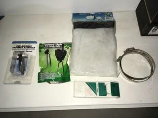 Lot of Hose Clamps, Impeller Assembly, Etc.