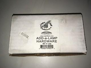 Lot of (4) Add-A-Lamp Hardware.