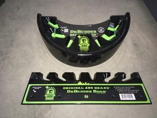 Lot of (4) Original 420 Debudder Edge & (4) Debudder Bucket Lids.