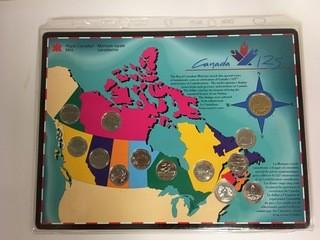 Canada 125th Anniversary Coin Set.