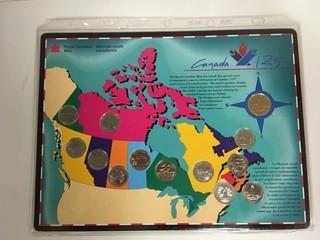 Canada 125th Anniversary Coin Set.