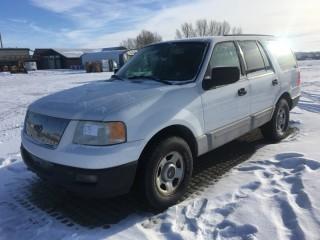2004 Ford Expedition 4x4 SUV c/w V8, Auto, A/C. Showing 140,158 Kms S/N 1FMPU16L74LA65986.