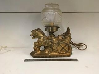 Roman Chariot Lamp.