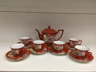 14pc Porcelain Tea Set.