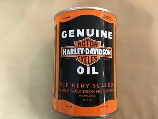 Harley Davidson Genuine Oil.
