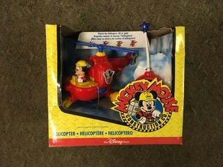 Mickey Mouse Remote Control Helicopter, Ages 2 & up.