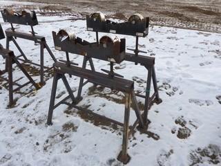 (2) Pipe Roller Stands