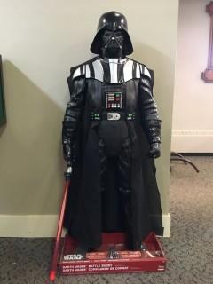 Star Wars Darth Vader Battle Buddy with Sound Effects, Approximately 4' Tall.