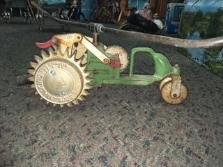 Tractor Walking Lawn Sprinkler.