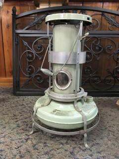 Vintage Aladdin Blue Flame Kerosene Heater.