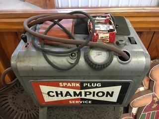 Champion Spark Plug Service Machine.