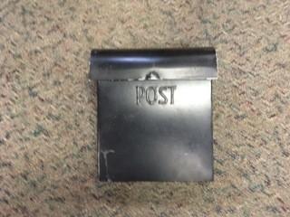 Metal Mail Box.