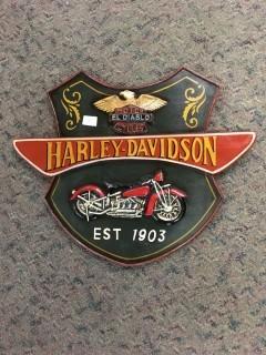 Harley Davidson Wall Art.