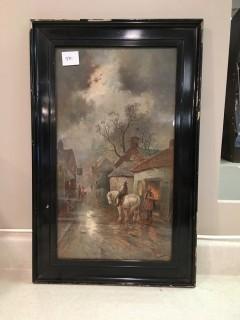 Lot of (2) Olden Day Framed Art.