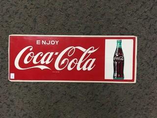 Coca-Cola Metal Sign.