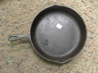 12 7/16" Cast Iron Frying Pan.