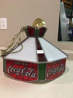 Coca-Cola Hanging Light Fixture.