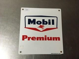 Mobil Premium Porcelain Sign.