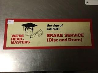 Firestone Sign & Brake Service Sign.