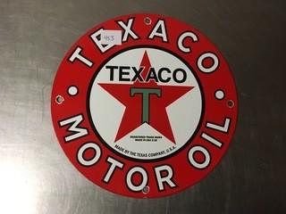 Texaco Porcelain Sign.