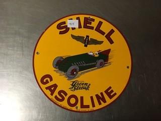 Shell Gasoline Porcelain Sign.