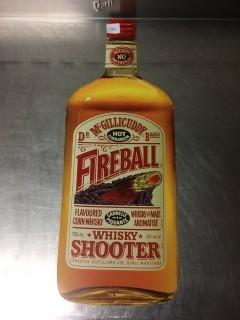 Fireball Metal Sign.