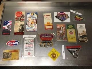 Lot of Assorted Road Maps, Stickers & Booklets.