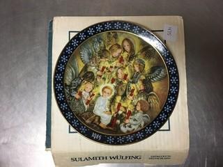 Weihnachtsteller "The Angel's Vigil" Collector's Plate.