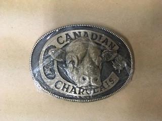 Canadian Charolais Belt Buckle.