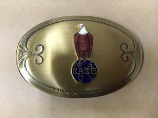 Case Eagle Belt Buckle.