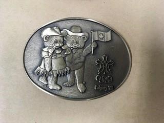 Calgary '88 Olympic Belt Buckle.